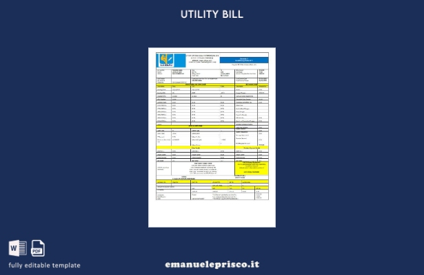 stile verificato Modello word di bolletta elettrica India Uttar Haryana Bijli Vi